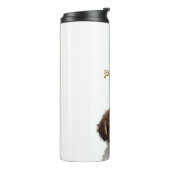 Custom Dog Thermal Tumbler - Persoonlijke naam Thermosbeker (Gedraaid links)