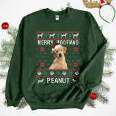 Custom Dog Ugly Christmas Sweatshirt with Photo