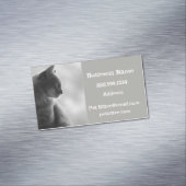 Custom Dog Walker, Pet Sitting Business Service Magnetisch Visitekaartje (Voorbeeld)