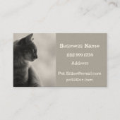 Custom Dog Walker, Pet Sitting Business Service Visitekaartje (Voorkant)