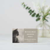 Custom Dog Walker, Pet Sitting Business Service Visitekaartje (Staand voorkant)