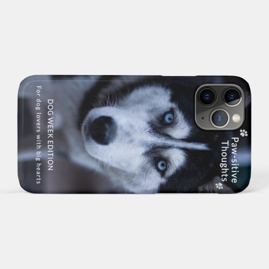 Custom Dog Week iPhone Case – Schattige en persoon (Achterkant (horizontaal))