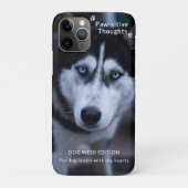 Custom Dog Week iPhone Case – Schattige en persoon (Achterkant)