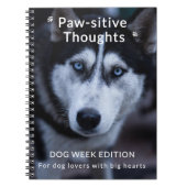 Custom Dog Week Notitieboek – Schattige &  (Voorkant)