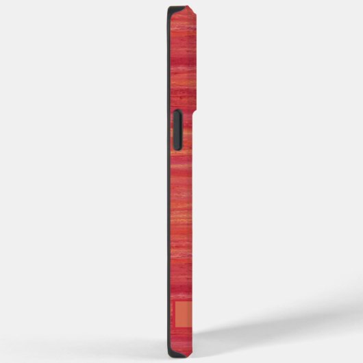 Custom Donkerrood Maroon Roze Marmer Strepen Case-Mate iPhone Case (Achterkant / Rechts)