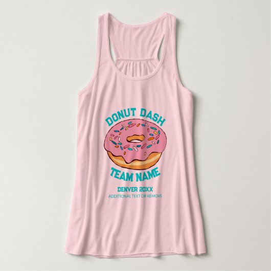 Custom Donut Dash Team Tanktop (Design voorkant)