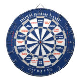Custom Dorm Dartboard Plus Activiteit Besluit Dartbord (Voorkant)