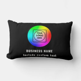 Custom Double-Sided Company Logo Lumbar Pillow Kussen