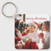 Custom Double-Sided Family Photo Keychain Keepsake (Voorkant)