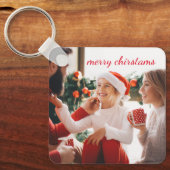 Custom Double-Sided Family Photo Keychain Keepsake (Voorkant)