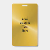 Custom Double Sided Laminated VIP Name Badge (Achterkant)