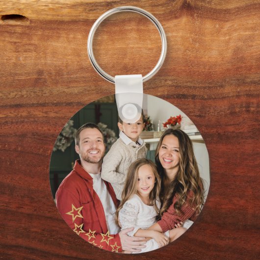 Custom Double Sided Photo Keychains, Custom Photo Sleutelhanger (Achterkant)