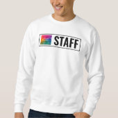 Custom Double Sided Print Template Mens Staff Crew Trui (Voorkant)