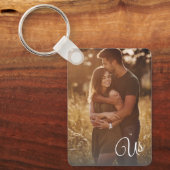 Custom Double Sided Two Photo Sleutelhanger (Voorkant)