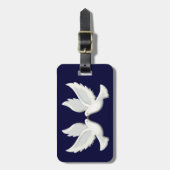 Custom Doves Bagagelabel (Voorkant verticaal)