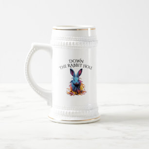 Custom Down the Rabbit Hole Blue Bunny Bierpul
