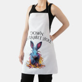 Custom Down the Rabbit Hole Blue Bunny Schort (Insitu)