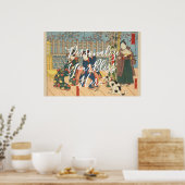 CUSTOM Dramatic Japanese Samurai Actor Print  (Keuken)