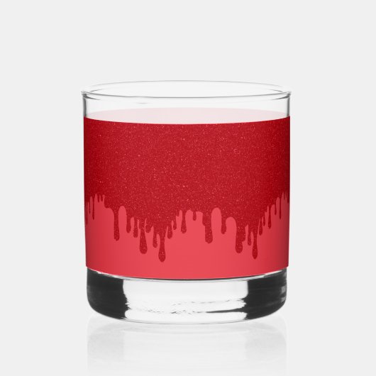 Custom Drip Effect Rocks Glass Whisky Glas (Voorkant)