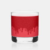 Custom Drip Effect Rocks Glass Whisky Glas (Achterkant)