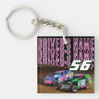 Custom Driver Photo Sleutelhanger
