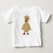 Custom Duck Baby T-shirt Duck T-shirt (Voorkant)