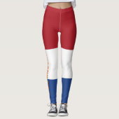 Custom Dutch Flag Team Holland 20XX Leggings (Voorkant)