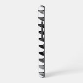 Custom Eagle Wing Black and White iPhone Case Hoesje (Linkerkant)