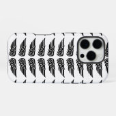 Custom Eagle Wing Black and White iPhone Case iPhone Hoesje (Achterkant horizontaal)