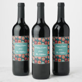 Custom Easter Egg Wine Label Wijn Etiket (Flessen)