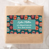 Custom Easter Eggs Return Address Label (Insitu)