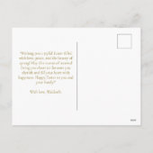 Custom Easter Kaart – Voeg uw foto en bericht toe (Achterkant)