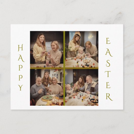 Custom Easter Kaart – Voeg uw foto en bericht toe (Voorkant)