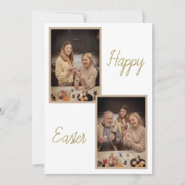 Custom Easter Wenskaart – Foto en tekst toevoegen Feestdagenkaart