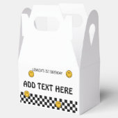 Custom Een Gelukkige Dude 1e Verjaardag Gable Box Bedankdoosjes (Geopend)