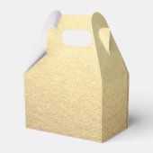Custom Eenvoudige Clean Gold Business cadeau Logo  Bedankdoosjes (Achterkant)