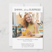 Custom Eenvoudige foto Verrassing 21e Verjaardagsf Kaart (Voorkant)