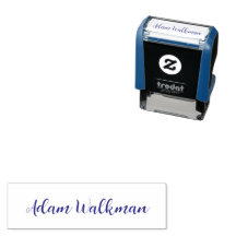 Custom Eenvoudige naam Rubber Stamp