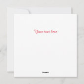 Custom eerste kerst getrouwd 2025 foto feestdagenkaart (Achterkant)