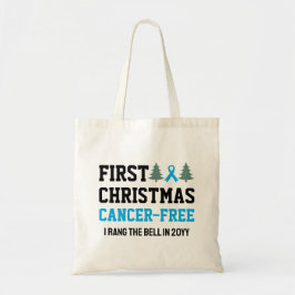 Custom EERSTE KERST Prostaatkanker Gratis Tote Bag