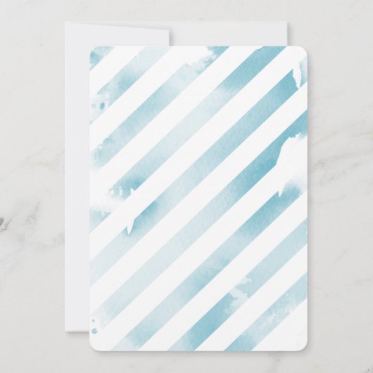 CUSTOM eerste verjaardag uitnodiging voor Nixon (Achterkant)