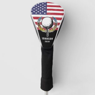 Custom Elegant Amerikaanse vlag Golf Design Golf H Golfheadcover