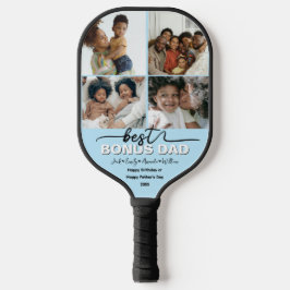 Custom Elegant Beste Bonus Papa Fotocollage Pickleball Paddle