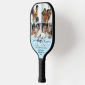 Custom Elegant Beste Bonus Papa Fotocollage Pickleball Paddle (Links)