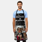 Custom Elegant Beste Bonus Papa Fotocollage Schort (Gedragen)