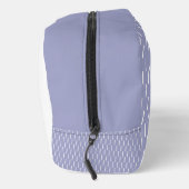 Custom Elegant Bloemblauw Paarse Violet Patroon Toilettasje (Rechts)