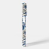 Custom Elegant Boho Chic Blue Blossom Case-Mate iPhone Case (Achterkant / Rechts)