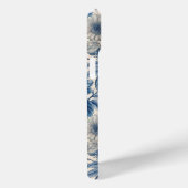 Custom Elegant Boho Chic Blue Blossom Case-Mate iPhone Case (Achterkant / Rechts)