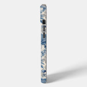 Custom Elegant Boho Chic Blue Blossom Case-Mate iPhone Case (Achterkant / Links)