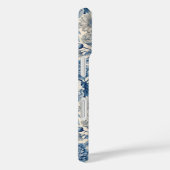 Custom Elegant Boho Chic Blue Blossom Case-Mate iPhone Case (Achterkant / Rechts)